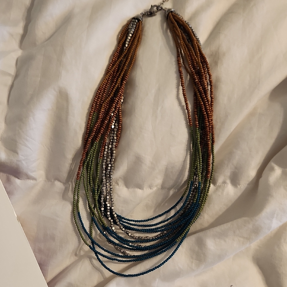 Multicolor Lia Sophia Beaded Necklace
